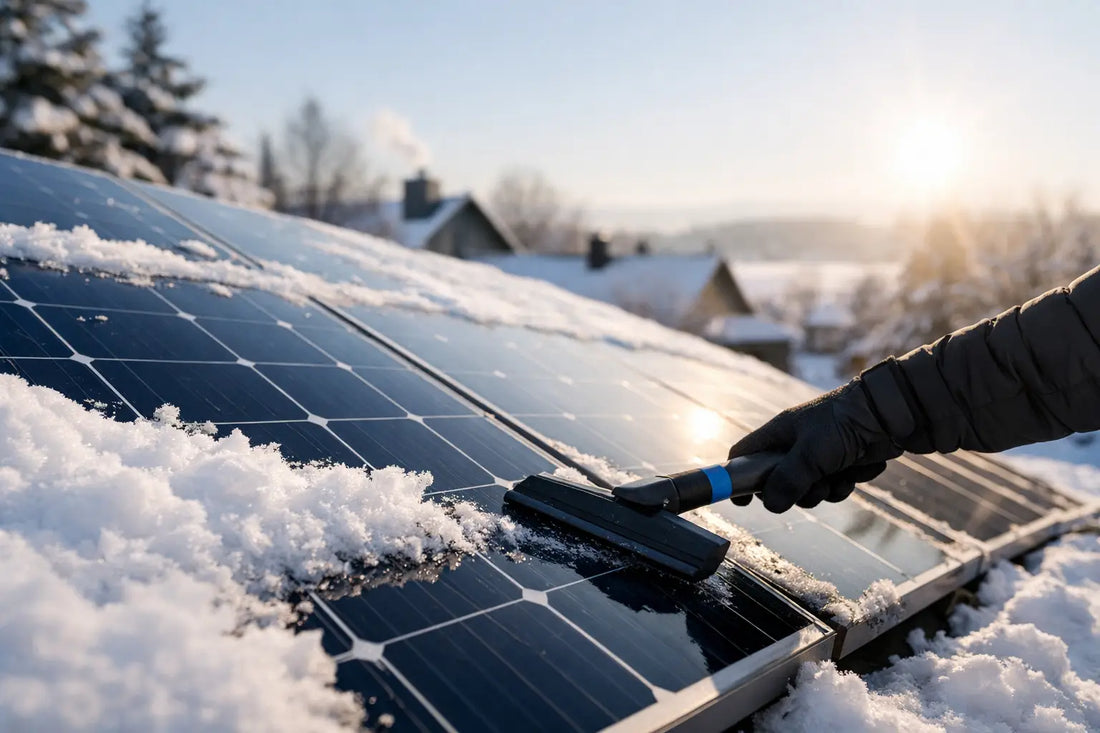 Zonnepanelen rendement verbeteren in de winter