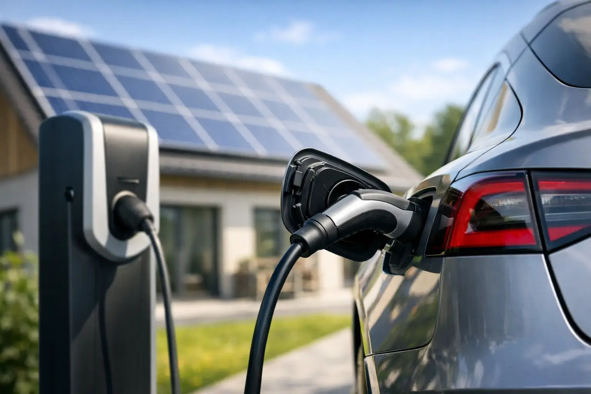 Hoe combineer je laadpaal en zonnepanelen?