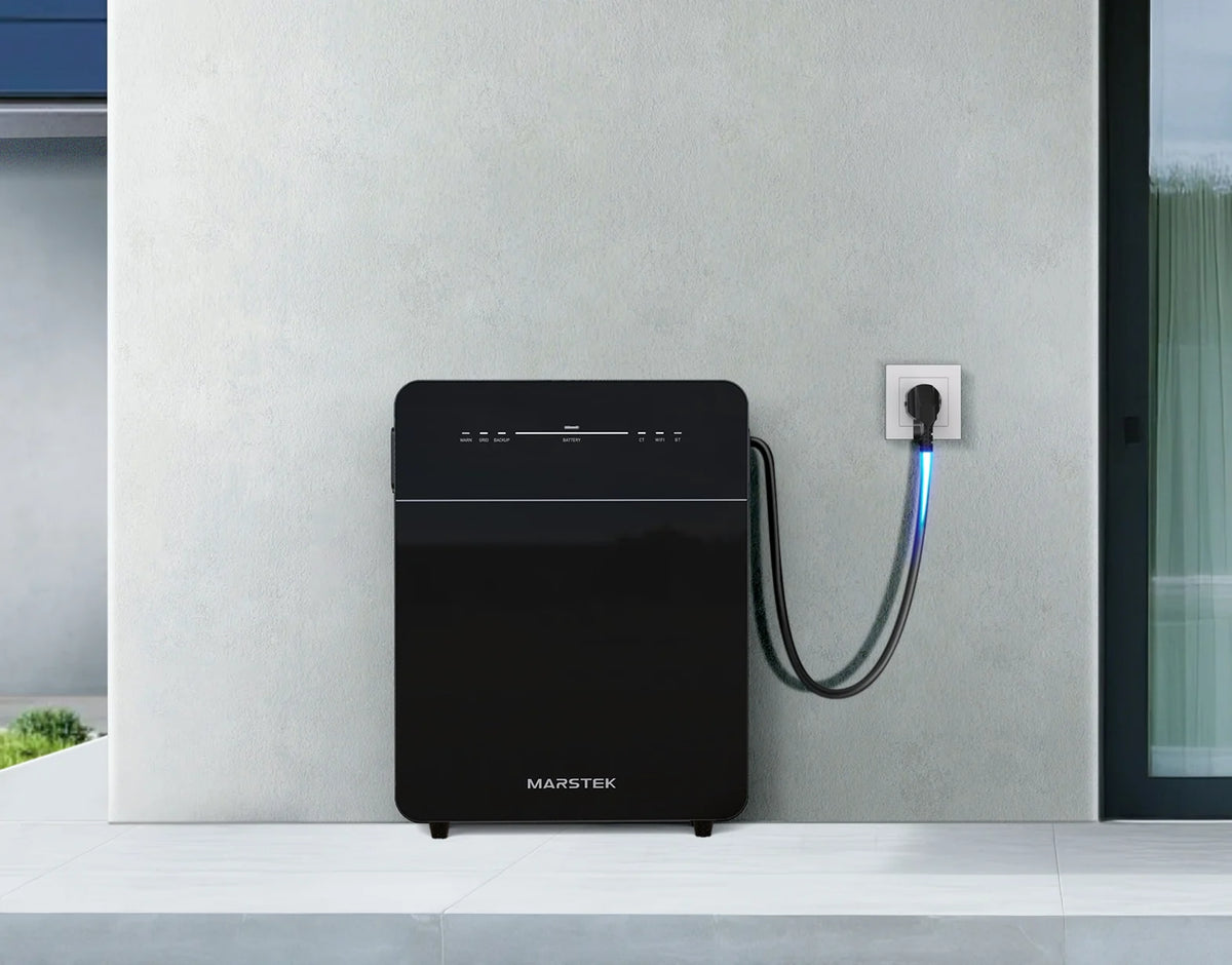 Display van de Marstek Venus E 3.0 thuisbatterij